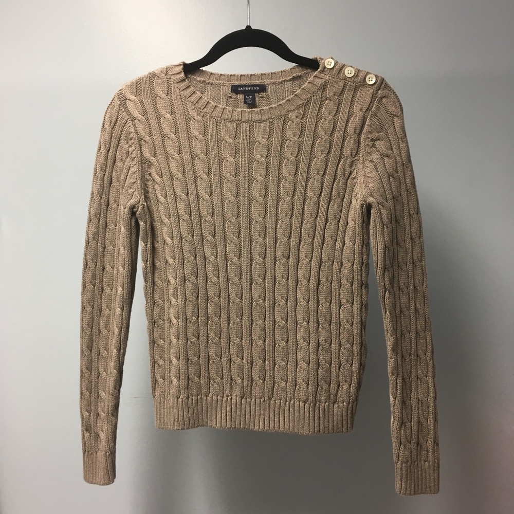 Land’s End cable knit sweater